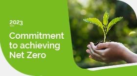 Commitment to achieving net zero heading